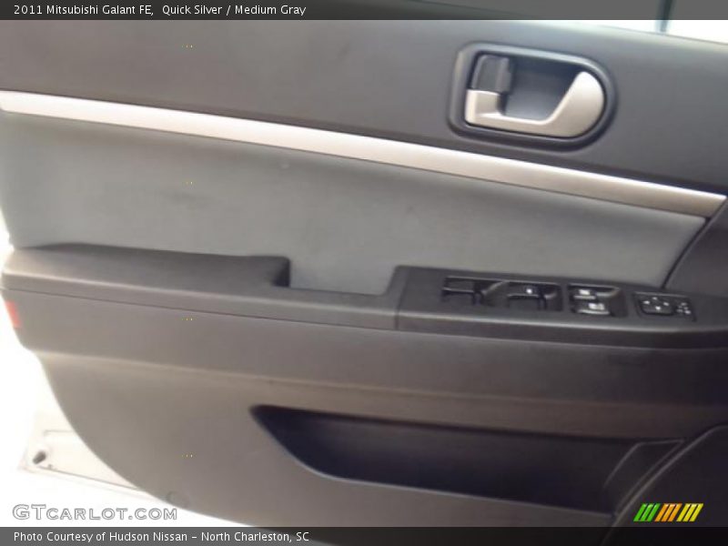 Quick Silver / Medium Gray 2011 Mitsubishi Galant FE