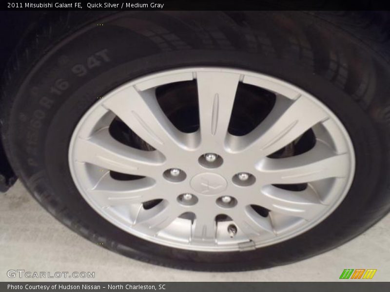 Quick Silver / Medium Gray 2011 Mitsubishi Galant FE