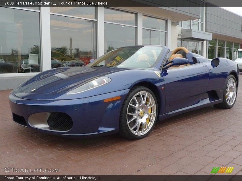 Tour de France Blue / Beige 2009 Ferrari F430 Spider F1