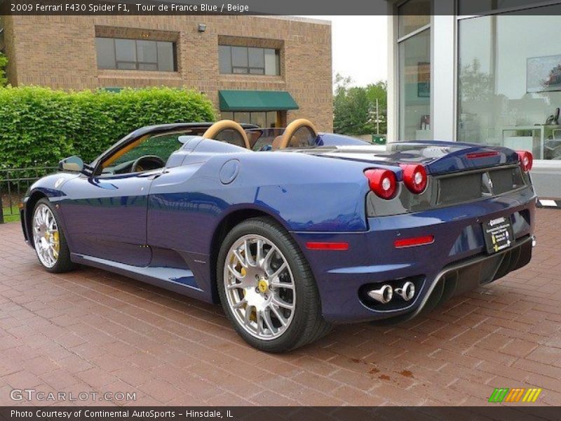 Tour de France Blue / Beige 2009 Ferrari F430 Spider F1