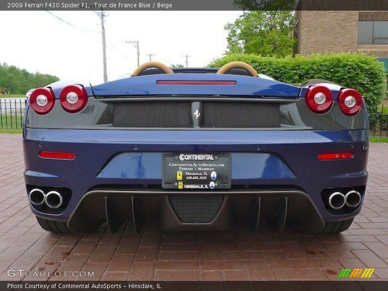 Tour de France Blue / Beige 2009 Ferrari F430 Spider F1