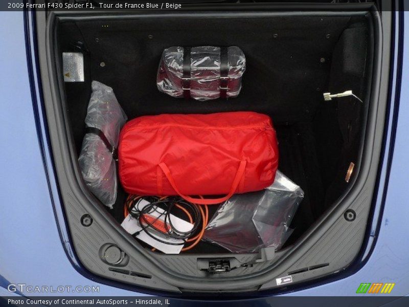  2009 F430 Spider F1 Trunk