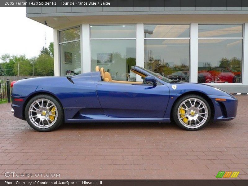  2009 F430 Spider F1 Tour de France Blue