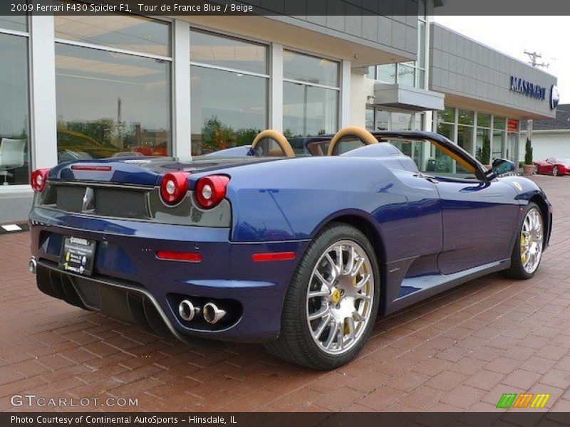 Tour de France Blue / Beige 2009 Ferrari F430 Spider F1