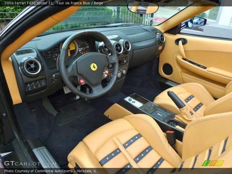 Beige Interior - 2009 F430 Spider F1 