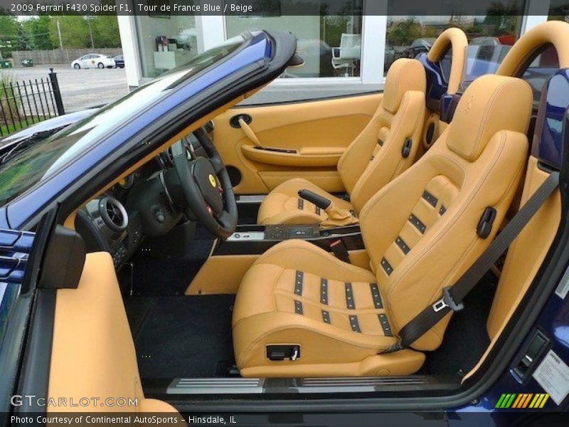  2009 F430 Spider F1 Beige Interior