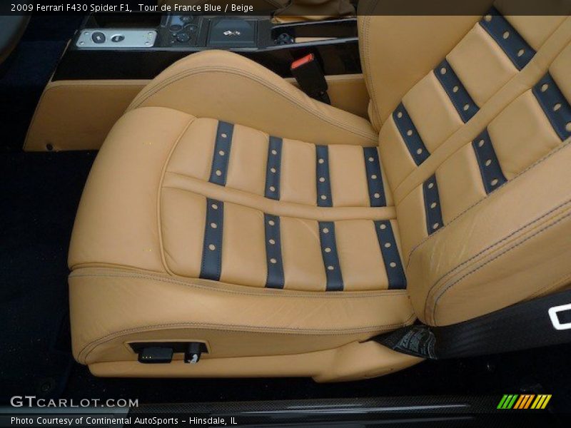 Tour de France Blue / Beige 2009 Ferrari F430 Spider F1