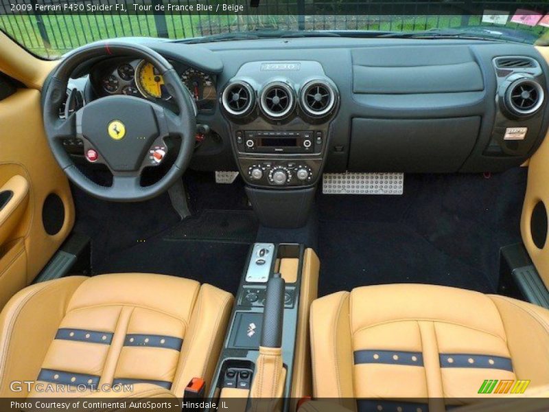 Dashboard of 2009 F430 Spider F1