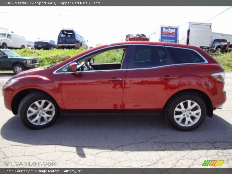 Copper Red Mica / Sand 2009 Mazda CX-7 Sport AWD