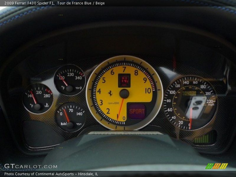  2009 F430 Spider F1 Spider F1 Gauges