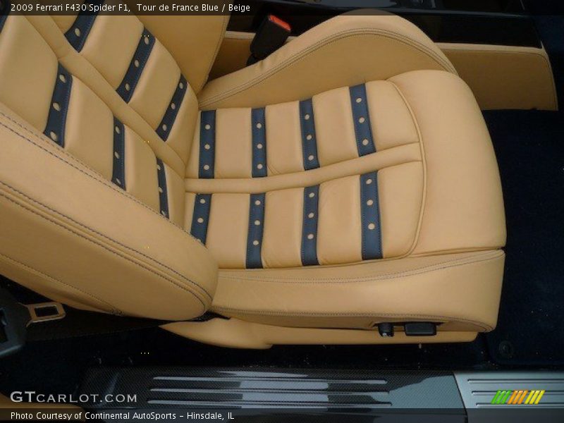 Tour de France Blue / Beige 2009 Ferrari F430 Spider F1