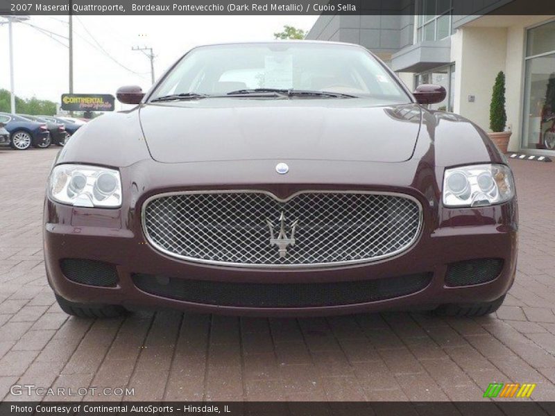 Bordeaux Pontevecchio (Dark Red Metallic) / Cuoio Sella 2007 Maserati Quattroporte