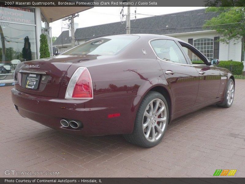 Bordeaux Pontevecchio (Dark Red Metallic) / Cuoio Sella 2007 Maserati Quattroporte