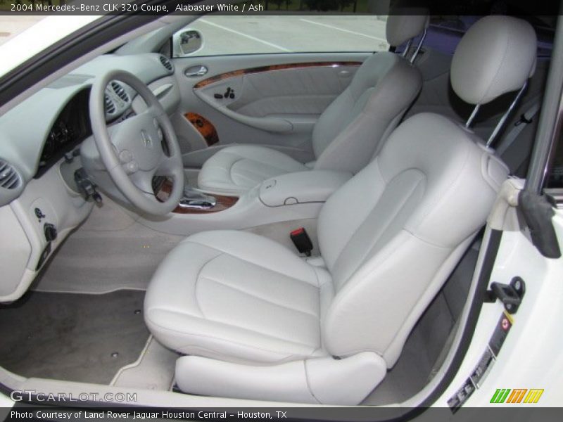 Alabaster White / Ash 2004 Mercedes-Benz CLK 320 Coupe