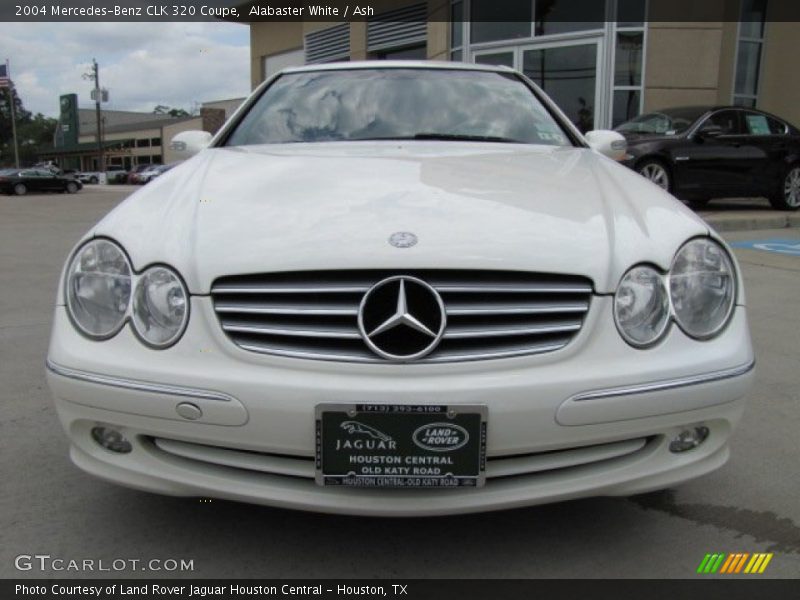 Alabaster White / Ash 2004 Mercedes-Benz CLK 320 Coupe