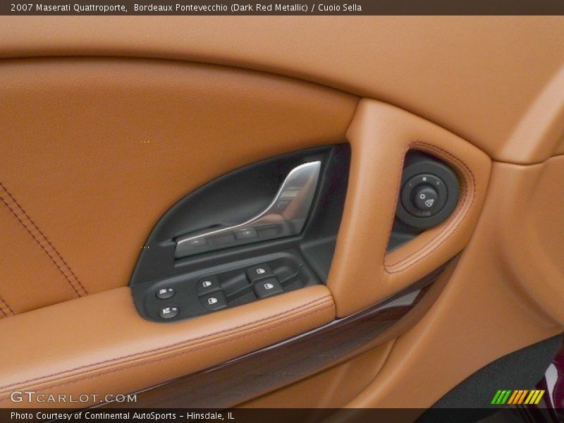 Bordeaux Pontevecchio (Dark Red Metallic) / Cuoio Sella 2007 Maserati Quattroporte