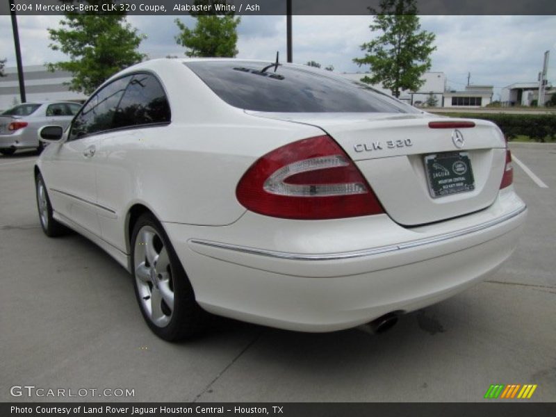 Alabaster White / Ash 2004 Mercedes-Benz CLK 320 Coupe