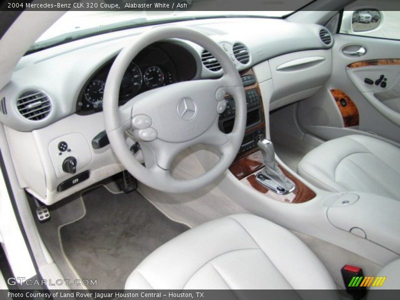 Alabaster White / Ash 2004 Mercedes-Benz CLK 320 Coupe
