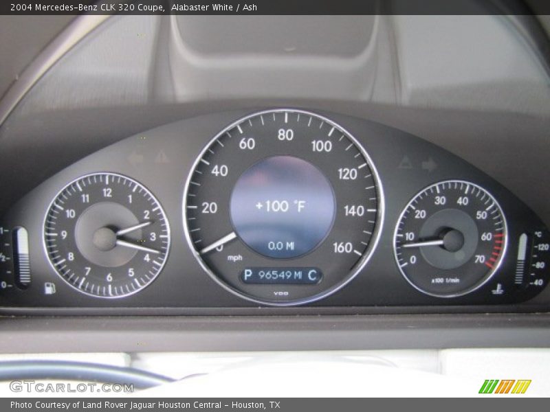 Alabaster White / Ash 2004 Mercedes-Benz CLK 320 Coupe