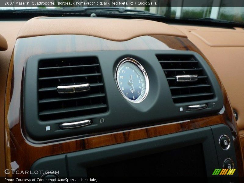 Bordeaux Pontevecchio (Dark Red Metallic) / Cuoio Sella 2007 Maserati Quattroporte