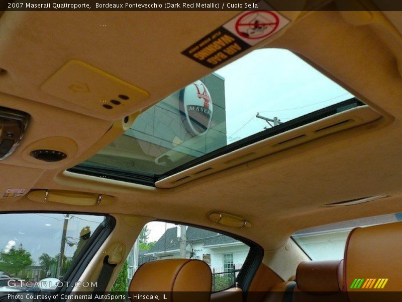 Sunroof of 2007 Quattroporte 