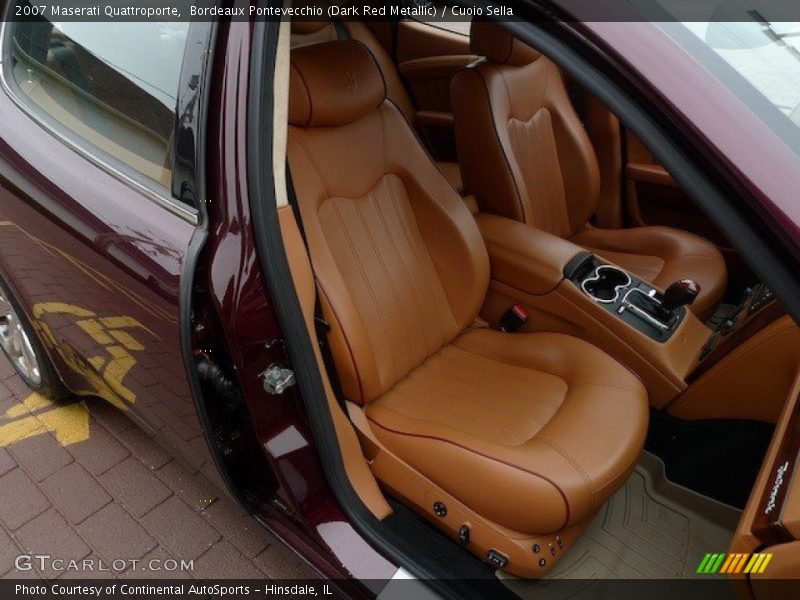 Bordeaux Pontevecchio (Dark Red Metallic) / Cuoio Sella 2007 Maserati Quattroporte