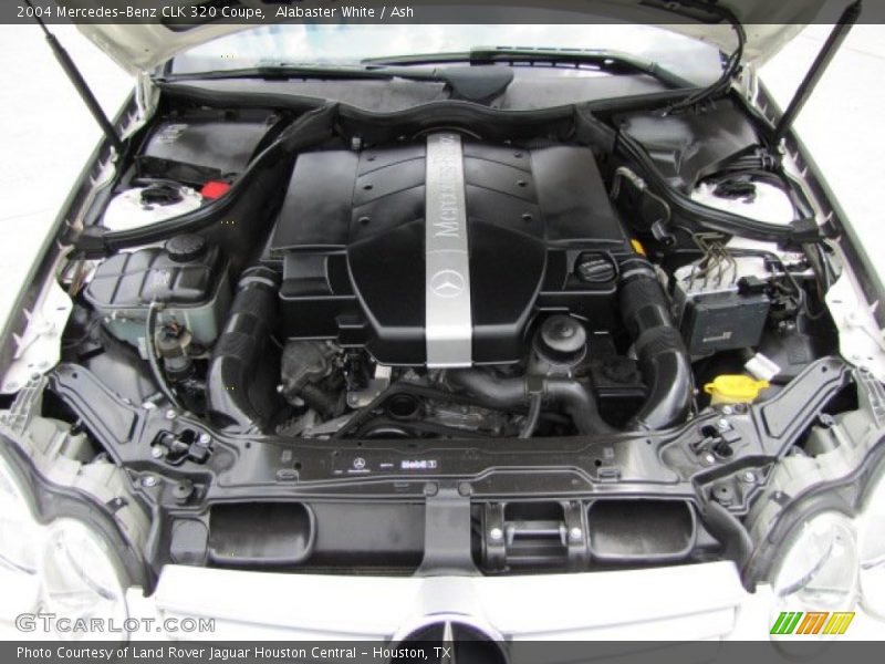 Alabaster White / Ash 2004 Mercedes-Benz CLK 320 Coupe