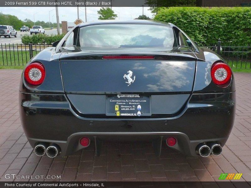 Nero (Black) / Black 2009 Ferrari 599 GTB Fiorano HGTE