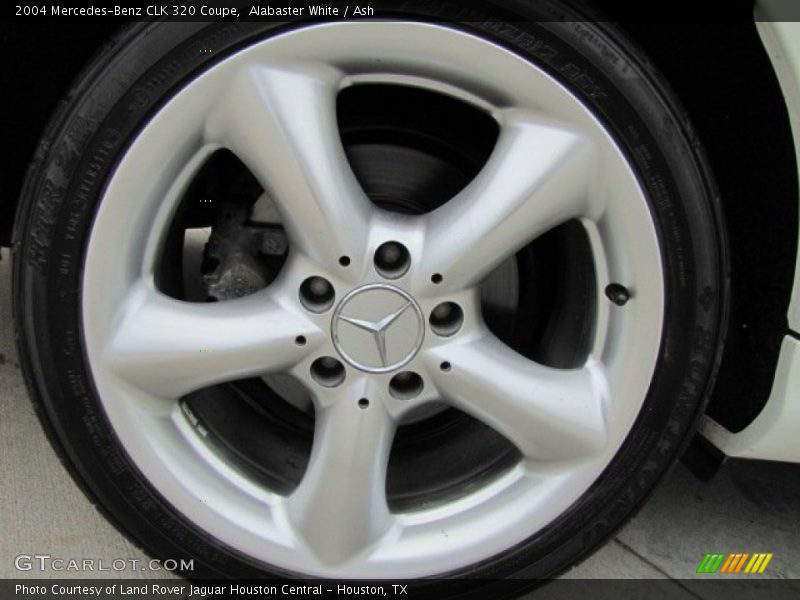 Alabaster White / Ash 2004 Mercedes-Benz CLK 320 Coupe