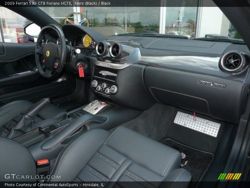 Dashboard of 2009 599 GTB Fiorano HGTE