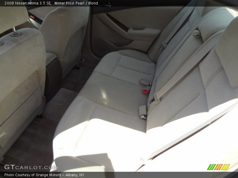 Winter Frost Pearl / Blond 2008 Nissan Altima 3.5 SE