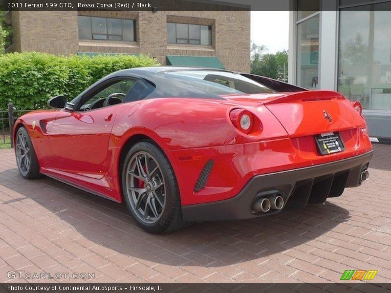 Rosso Corsa (Red) / Black 2011 Ferrari 599 GTO