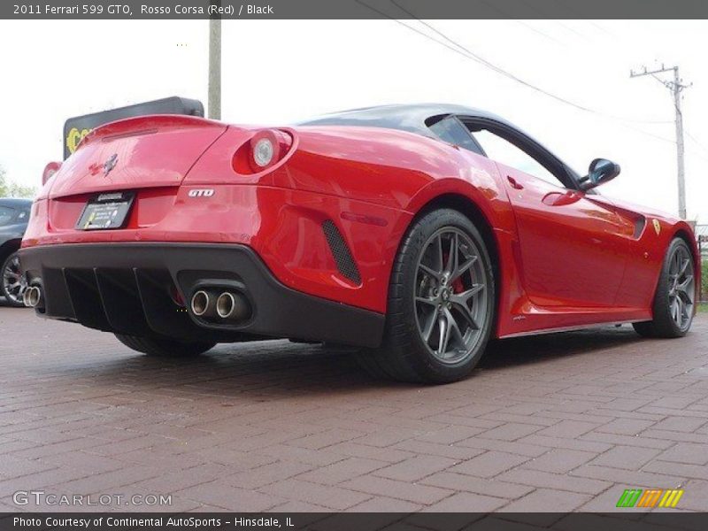 Rosso Corsa (Red) / Black 2011 Ferrari 599 GTO