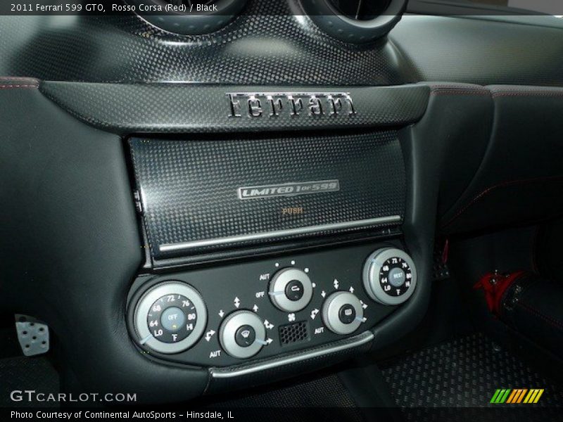 Controls of 2011 599 GTO