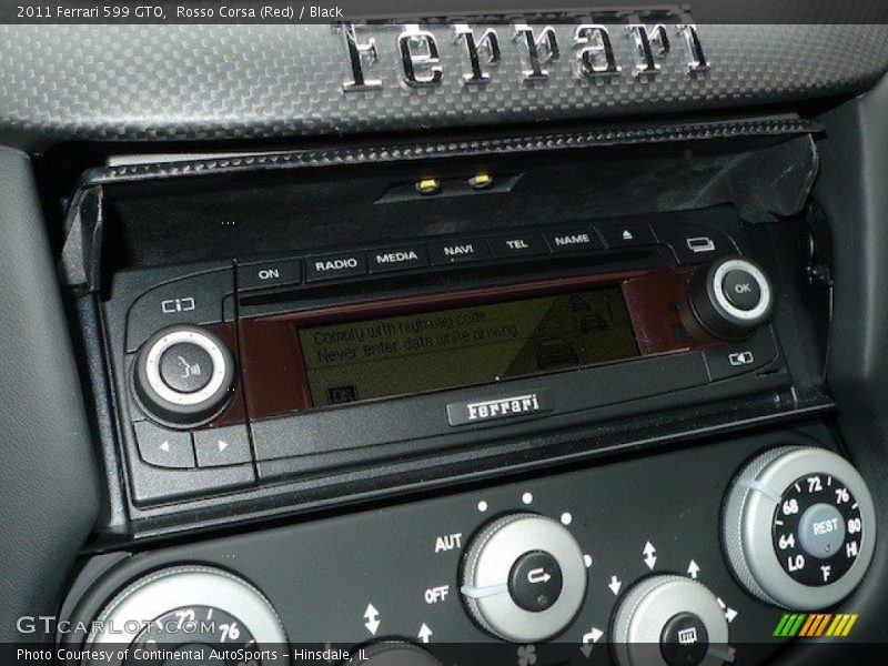Audio System of 2011 599 GTO