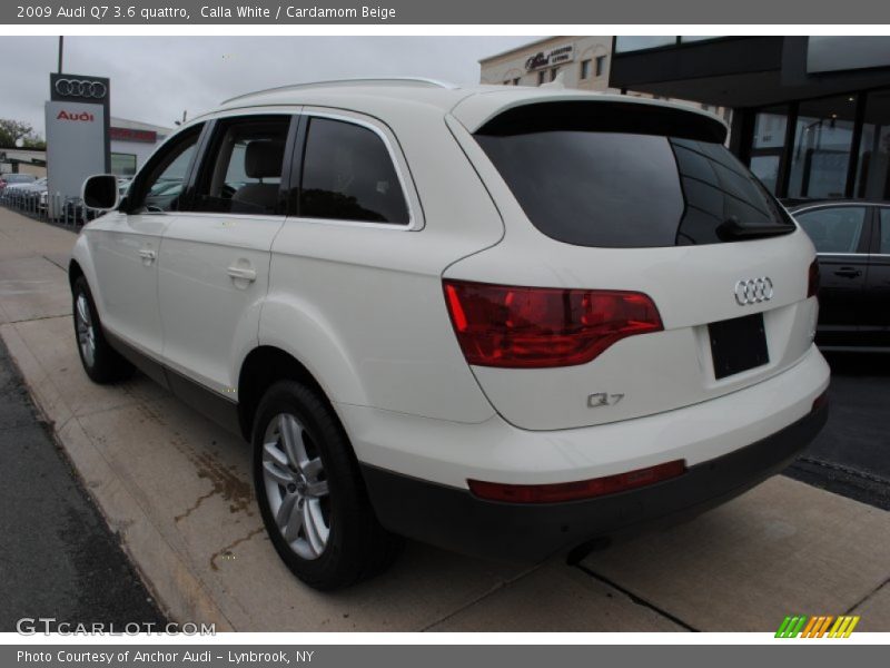 Calla White / Cardamom Beige 2009 Audi Q7 3.6 quattro