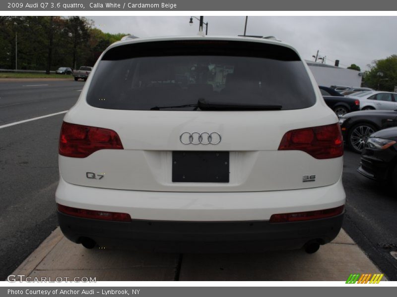 Calla White / Cardamom Beige 2009 Audi Q7 3.6 quattro