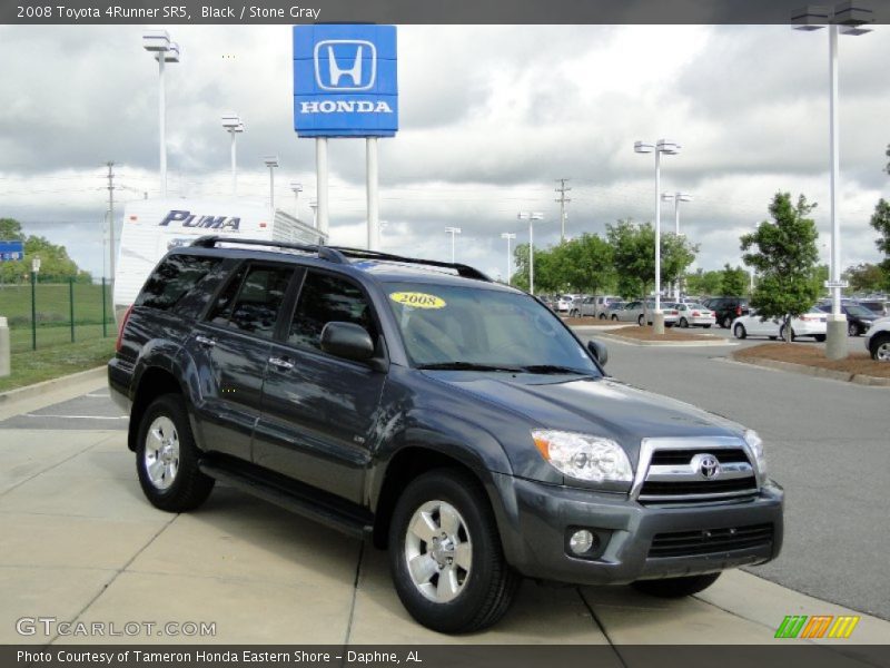 Black / Stone Gray 2008 Toyota 4Runner SR5