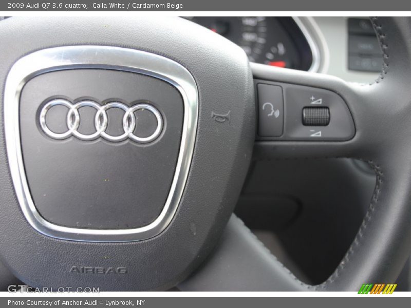 Calla White / Cardamom Beige 2009 Audi Q7 3.6 quattro