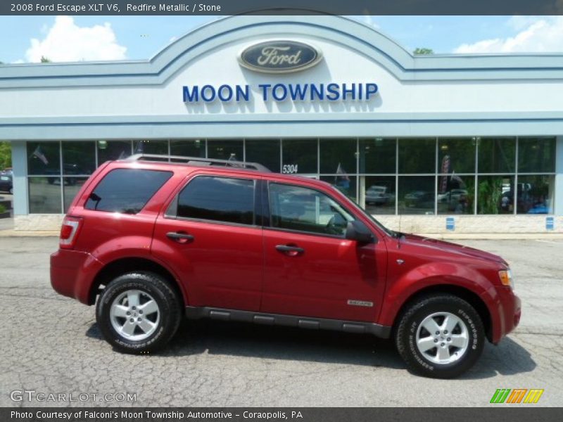 Redfire Metallic / Stone 2008 Ford Escape XLT V6