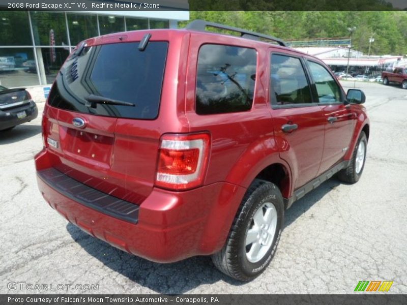Redfire Metallic / Stone 2008 Ford Escape XLT V6