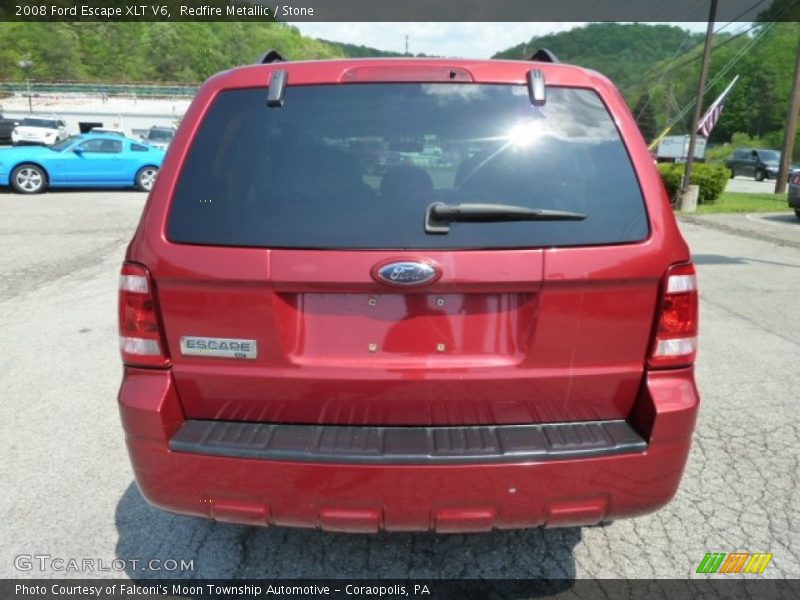 Redfire Metallic / Stone 2008 Ford Escape XLT V6
