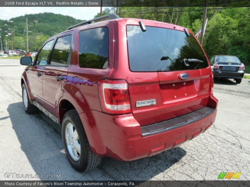 Redfire Metallic / Stone 2008 Ford Escape XLT V6