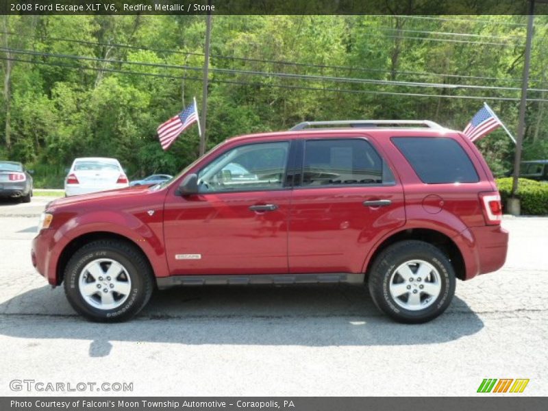 Redfire Metallic / Stone 2008 Ford Escape XLT V6