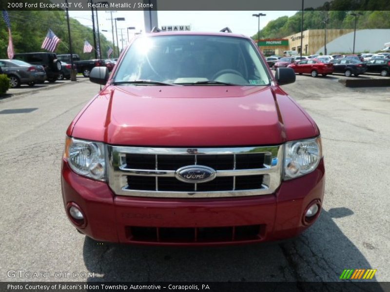 Redfire Metallic / Stone 2008 Ford Escape XLT V6