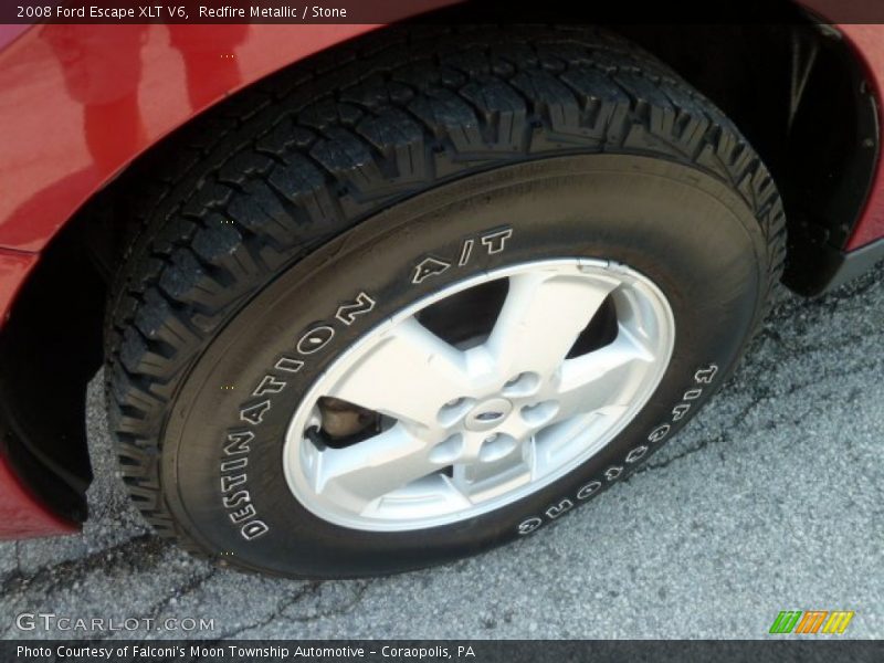 Redfire Metallic / Stone 2008 Ford Escape XLT V6