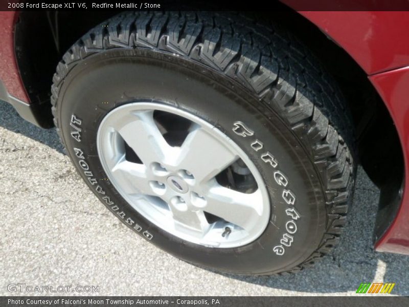 Redfire Metallic / Stone 2008 Ford Escape XLT V6