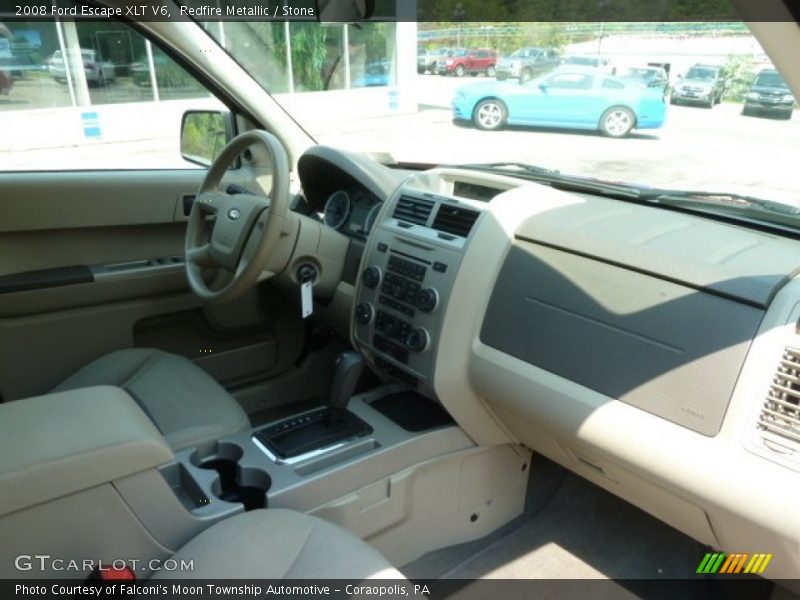 Redfire Metallic / Stone 2008 Ford Escape XLT V6