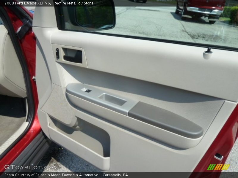 Redfire Metallic / Stone 2008 Ford Escape XLT V6