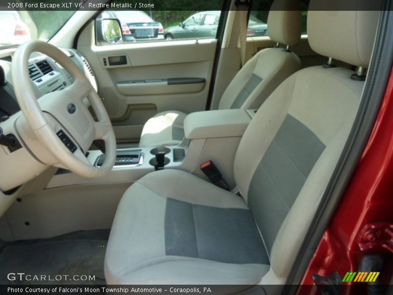 Redfire Metallic / Stone 2008 Ford Escape XLT V6